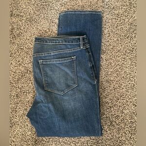 Old Navy 14 Jeans Straight Leg Droit Stretch Blue Denim